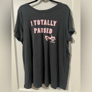 ⚡️5/$25⚡️Torrid t-shirt. Clueless-I Totally Paused.